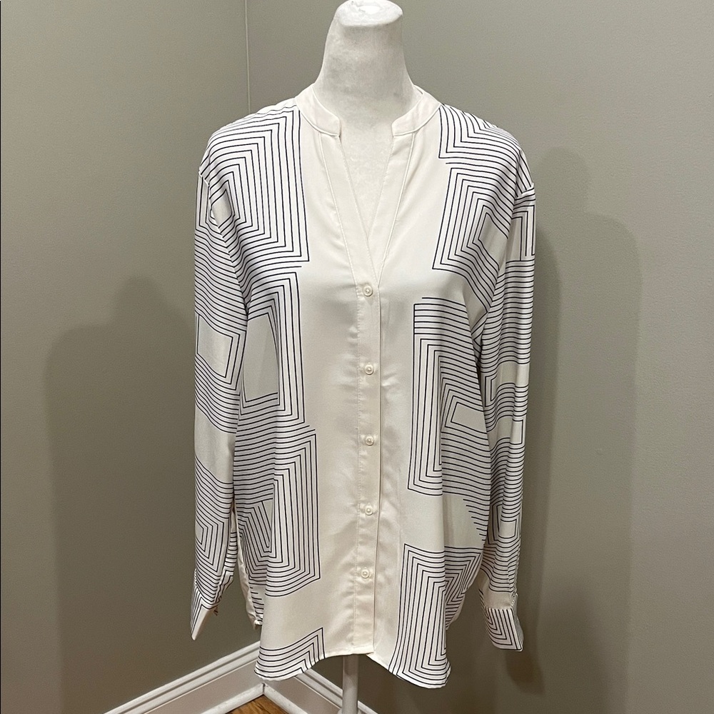 Rachel Rachel Roy Button Down Long Sleeve Blouse